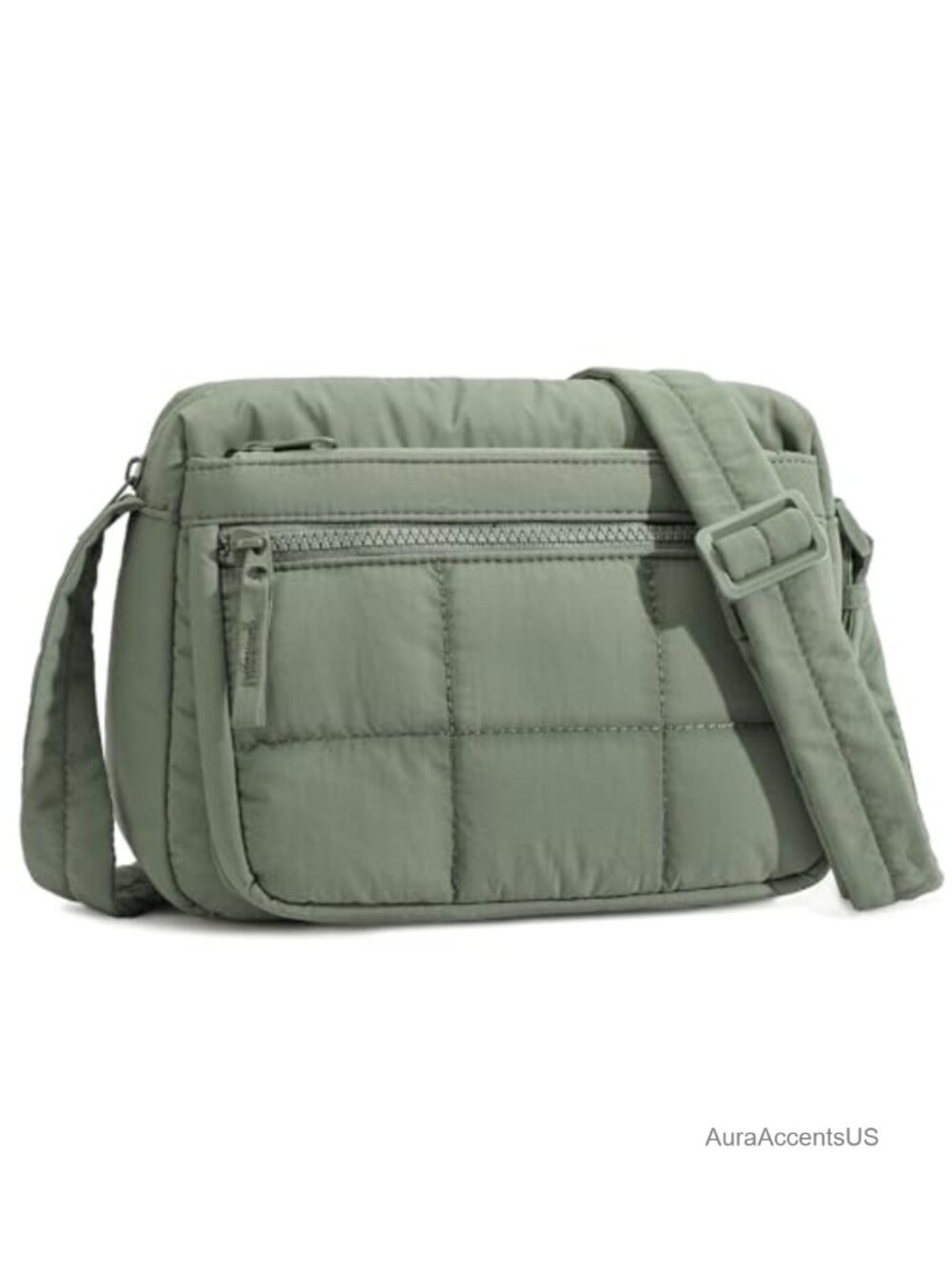 Quilted Nylon Crossbody Bag Women Lightweight Shoulder Travel Purse